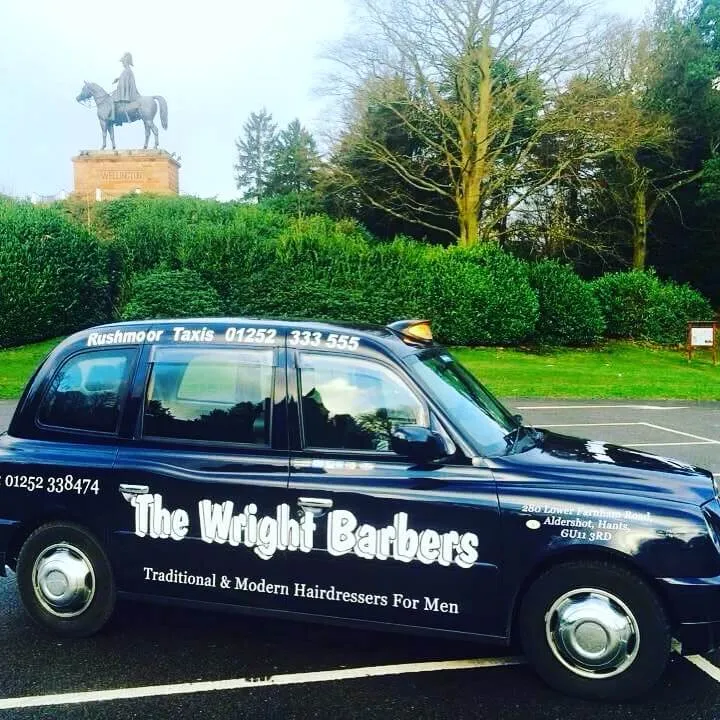 Rushmoor Taxis advertisements — super sides