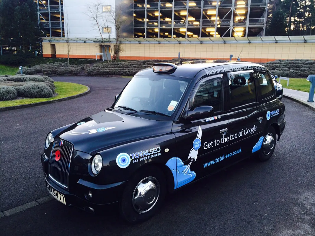 Rushmoor Taxis advertisements